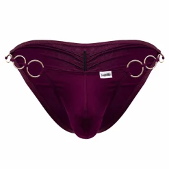Slip Bikini Holes In One Bordeaux