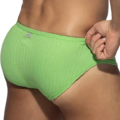 Slip Bikini Puff Citron Vert