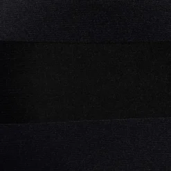 Slip Bikini Rayure Epaisse - Noir