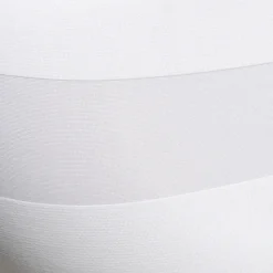 Slip Bikini Rayure Epaisse - Blanc