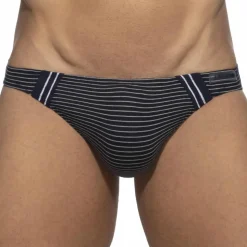 Slip Bikini Sailor Mini Stripes Bleu Marine