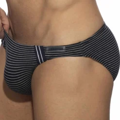 Slip Bikini Sailor Mini Stripes Bleu Marine