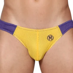 Slip Bikini Tahiti Jaune - Violet
