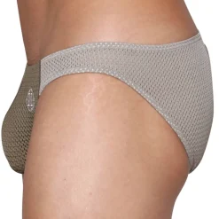 Slip Bikini Tahiti Kaki - Gris