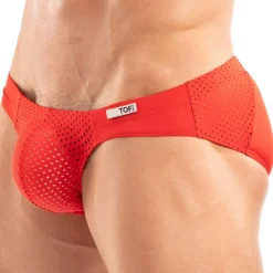 Slip Bikini Tentation Microfibre Rouge