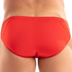 Slip Bikini Tentation Microfibre Rouge