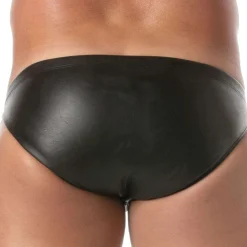 Slip Bikini Zippé Kinky Noir