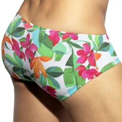 Slip Bold Flowers Blanc