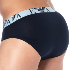 Slip Bold Monogram Coton Marine - Gris