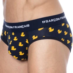 Slip Canard Coton Bleu Marine