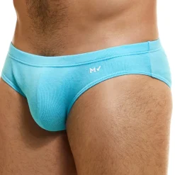 Slip Classique Peace Coton Bleu Turquoise