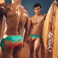 Slip de Bain à Nœud Heatwave