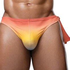 Slip de Bain à Nœud Sunset