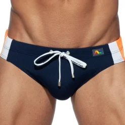 Slip de Bain Basic Stripes Marine