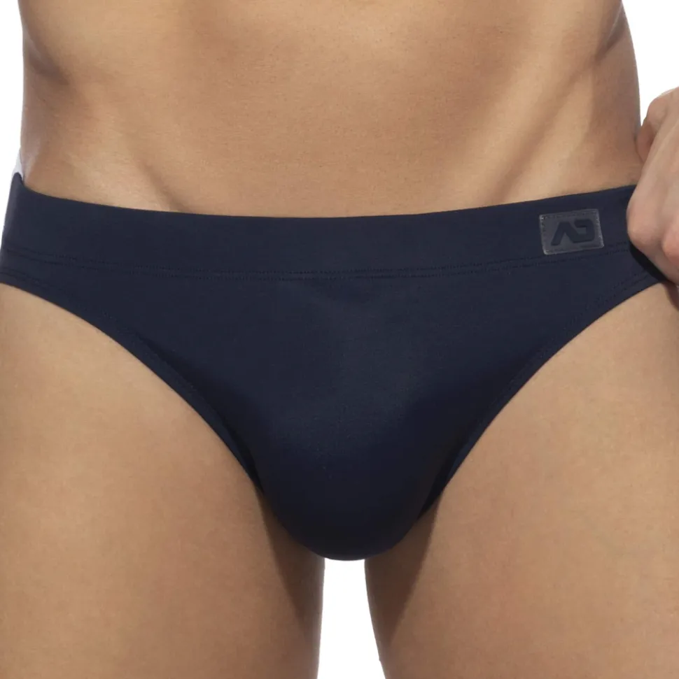 Slip de Bain Bicolore Bleu Marine - Blanc