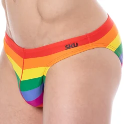 Slip de Bain Bikini Arc-en-Ciel