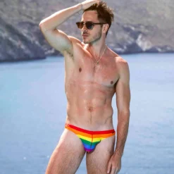 Slip de Bain Bikini Arc-en-Ciel