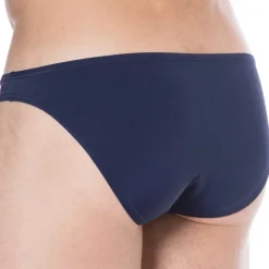 Slip de Bain Bikini Bleu Marine