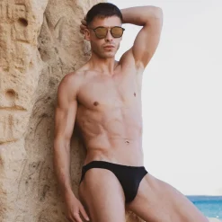 Slip de Bain Bikini Noir