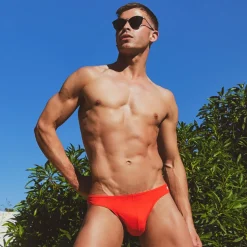 Slip de Bain Bikini Rouge