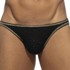 Slip de Bain Bikini Réversible Régal Noir
