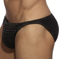 Slip de Bain Bikini Réversible Régal Noir