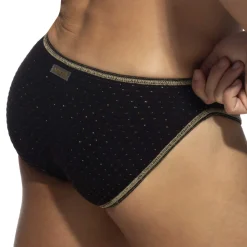 Slip de Bain Bikini Réversible Régal Noir