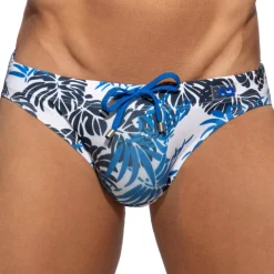 Slip de Bain Bikini Tropicana Bleu