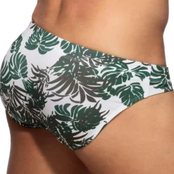 Slip de Bain Bikini Tropicana Kaki