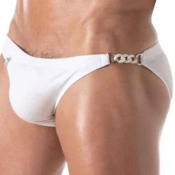 Slip de Bain Chain Blanc