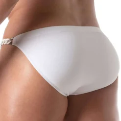Slip de Bain Chain Blanc