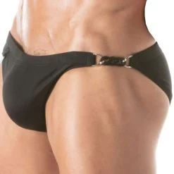 Slip de Bain Chain Noir