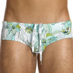 Slip de Bain Classic Art Nouveau Menthe