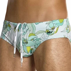 Slip de Bain Classic Art Nouveau Menthe