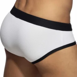 Slip de Bain Classic Piqué Blanc