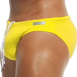 Slip de Bain Classique Jaune
