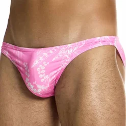 Slip de Bain Low Cut Floreale Rose