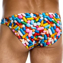 Slip de Bain Low Cut Pilules