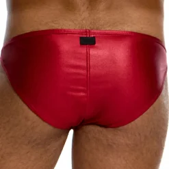 Slip de Bain Low Cut Prince Albert Rouge
