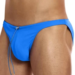 Slip de Bain Low Rise Chameleon Bleu