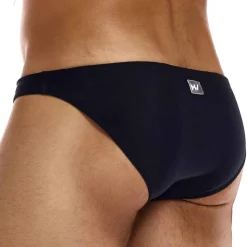 Slip de Bain Low Rise Chameleon Noir