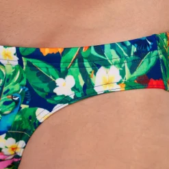 Slip de Bain Micro Peacock