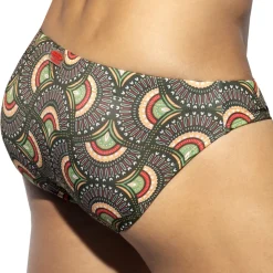 Slip De Bain Paon Kaki