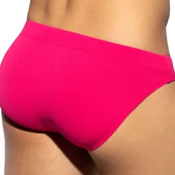Slip de Bain Piqué Fuchsia
