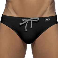 Slip de Bain Piqué Noir