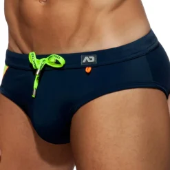 Slip de Bain Racing Side Bleu Marine