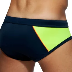 Slip de Bain Racing Side Bleu Marine