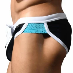 Slip de Bain Rétro Noir