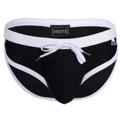 Slip de Bain Rétro Noir