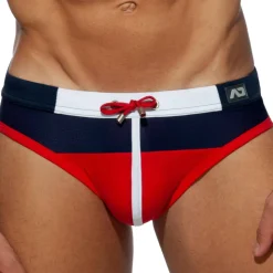 Slip de Bain Spike Marine - Rouge